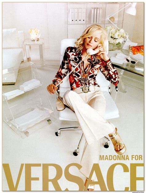 1950 versace advert|madonna versace campaign images.